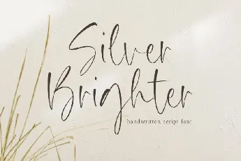 Silver Brighter font