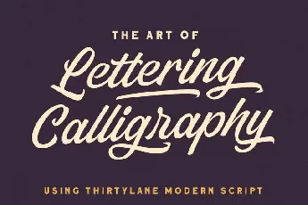 Thirtylane font