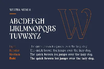 Westivas Family font