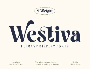 Westivas Family font