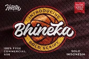 Bhineka Script font