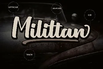 Milittan font