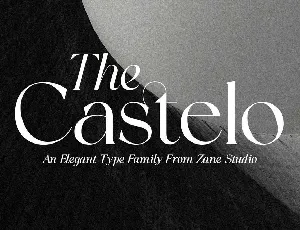 The Castelo font