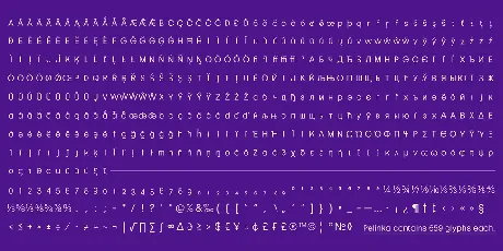 Pelinka Family font