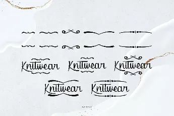 Knitwear Demo font