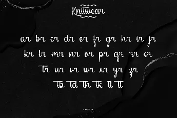 Knitwear Demo font