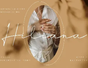 Hiliana font