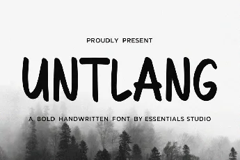 Untlang font