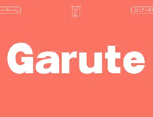 Garute font