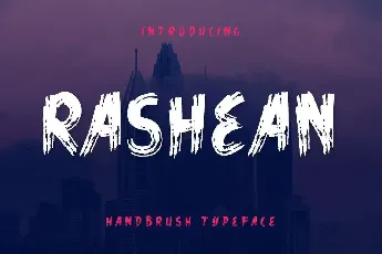 Rashean Demo font