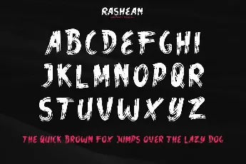 Rashean Demo font