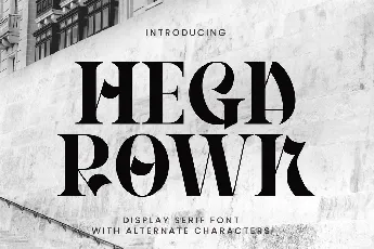 Hegarown font