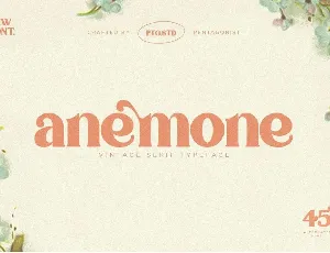 Anemone font