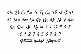 Hardstanding Calligraphy font