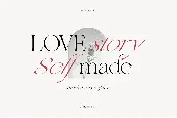 Love Story Self Made font