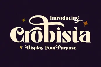 Crobista font