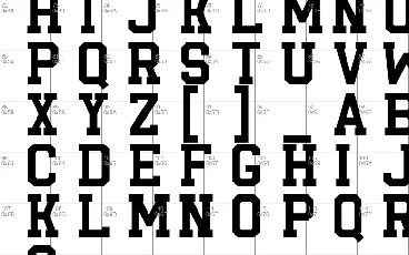 Straight Varsity font