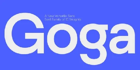 Goga Family font