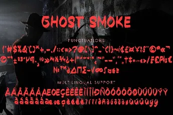 Ghost Smoke font