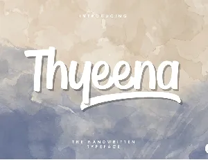 Thyeena Handwritten Free font