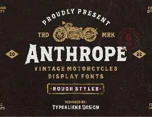 Anthrope font