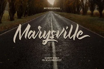 Marysville font