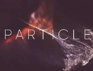 Particle font