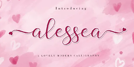 Alessea font