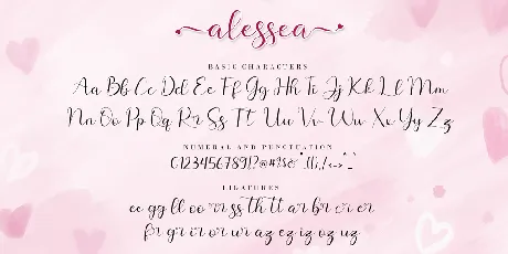 Alessea font