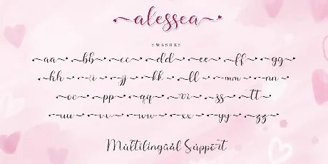 Alessea font