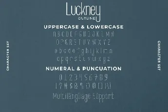 Luckney Demo font