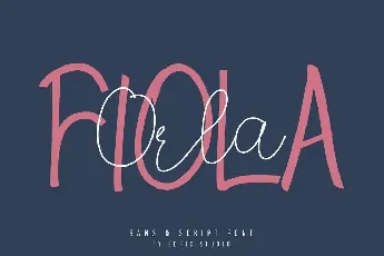 Orla Fiola Demo font