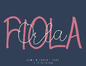 Orla Fiola Demo font