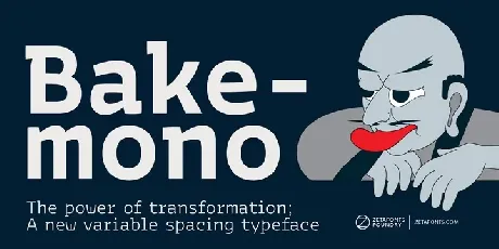 Bakemono Stereo Family font