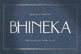 BHINEKA font