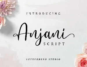 Anjani font