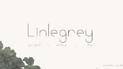 Linlegrey Sans Serif font