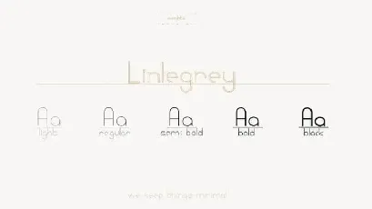 Linlegrey Sans Serif font