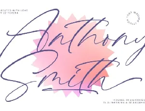 Anthony Smith font