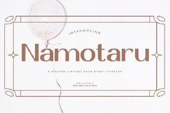 Namotaru font