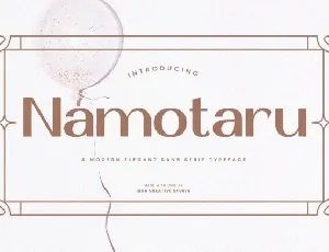 Namotaru font