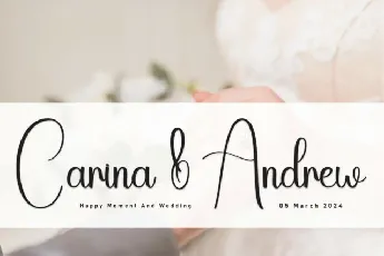 Greeting Calligraphy font