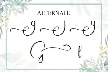 Greeting Calligraphy font