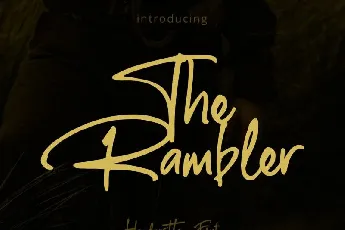 The Rumbler Script font