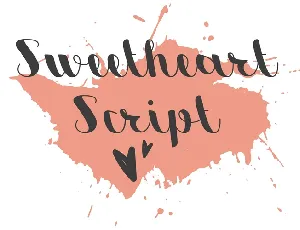 Sweetheart Script Free font