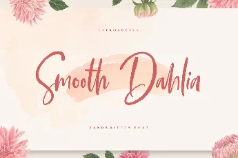 Smooth Dahlia font