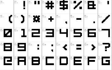 Square Pixel7 font