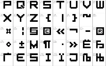 Square Pixel7 font