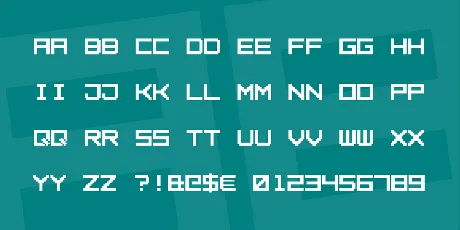 Square Pixel7 font