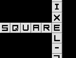 Square Pixel7 font